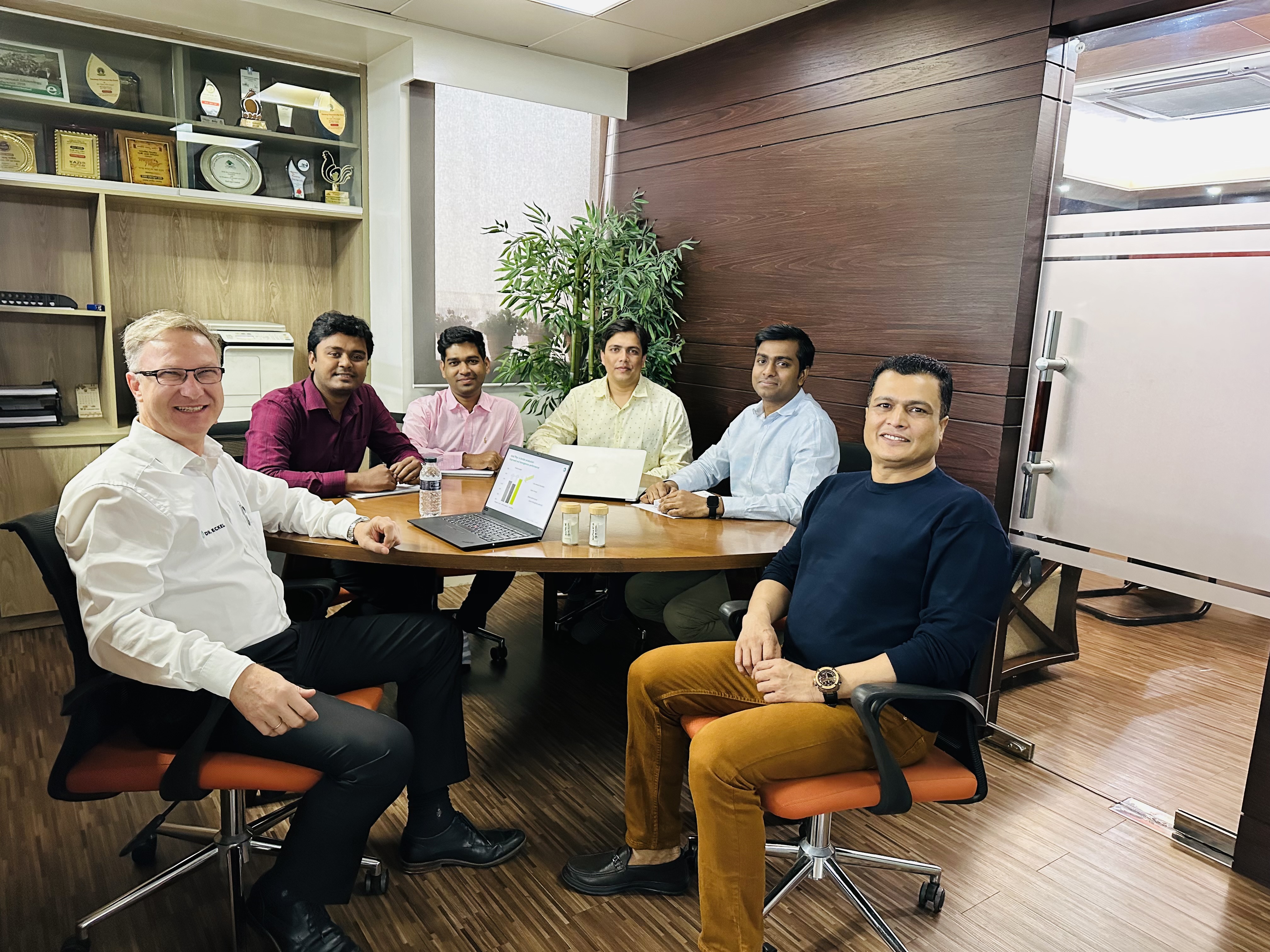 Business Meeting in Kazi Agro Head Office with Dr. Eckel Animal Nutrition
